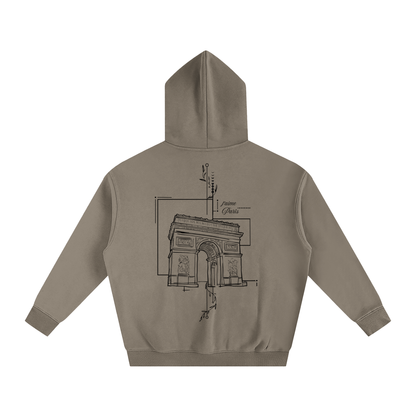 No. 11 - Oversize Fleeced Hoodie