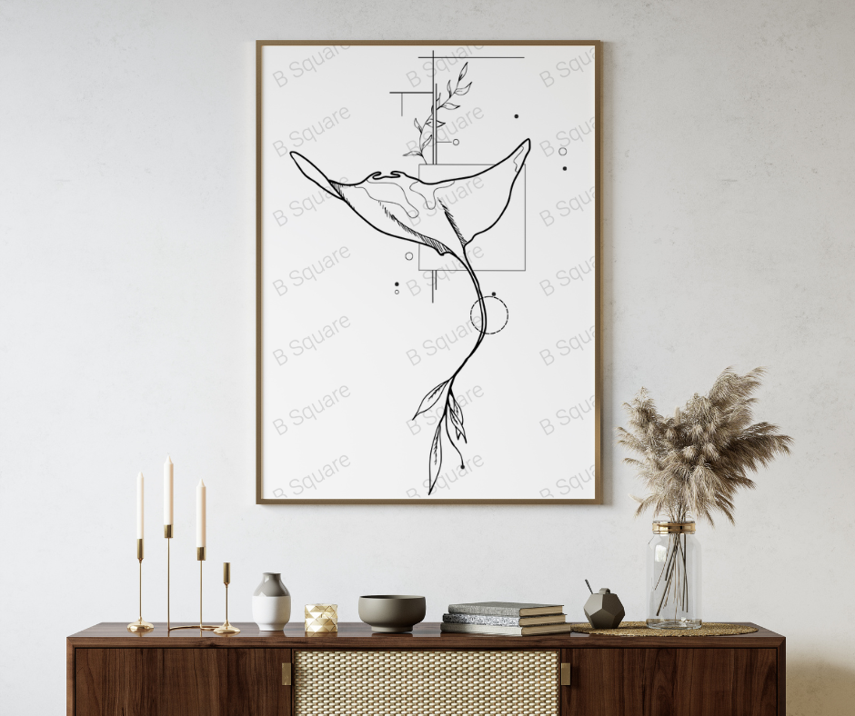Manta Ray Print