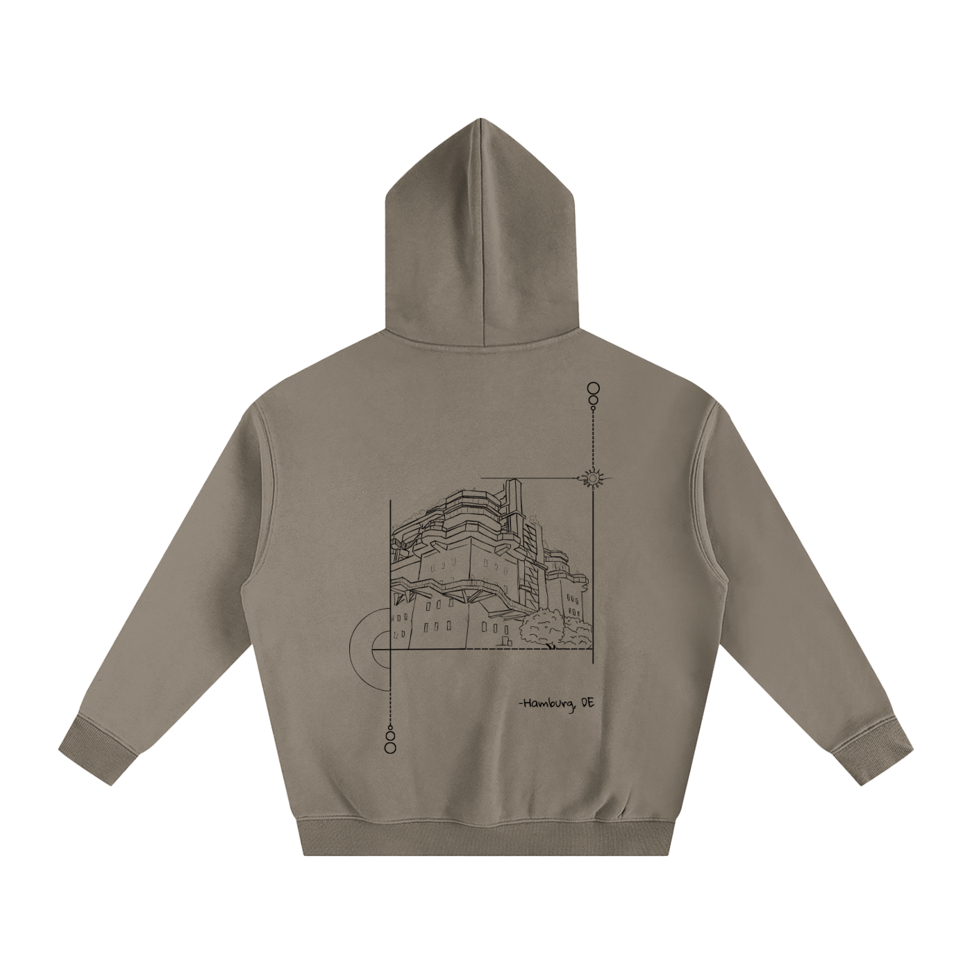 No. 03 - Oversize Fleeced Hoodie