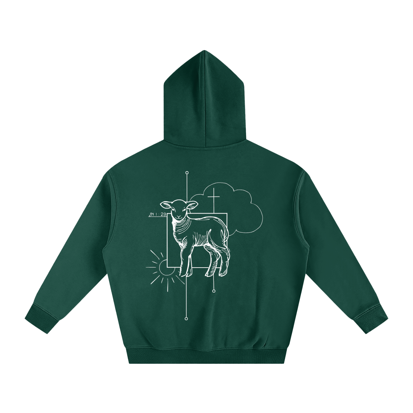 No. 12 - Oversize Fleeced Hoodie