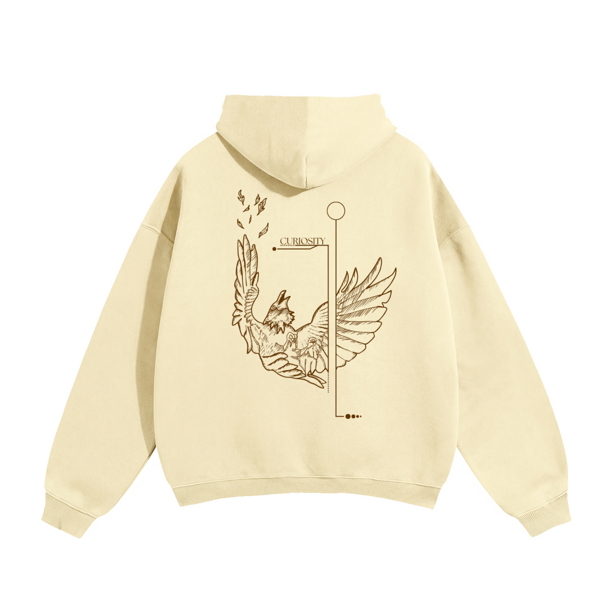 Wild life - Oversized Fleece Hoodies