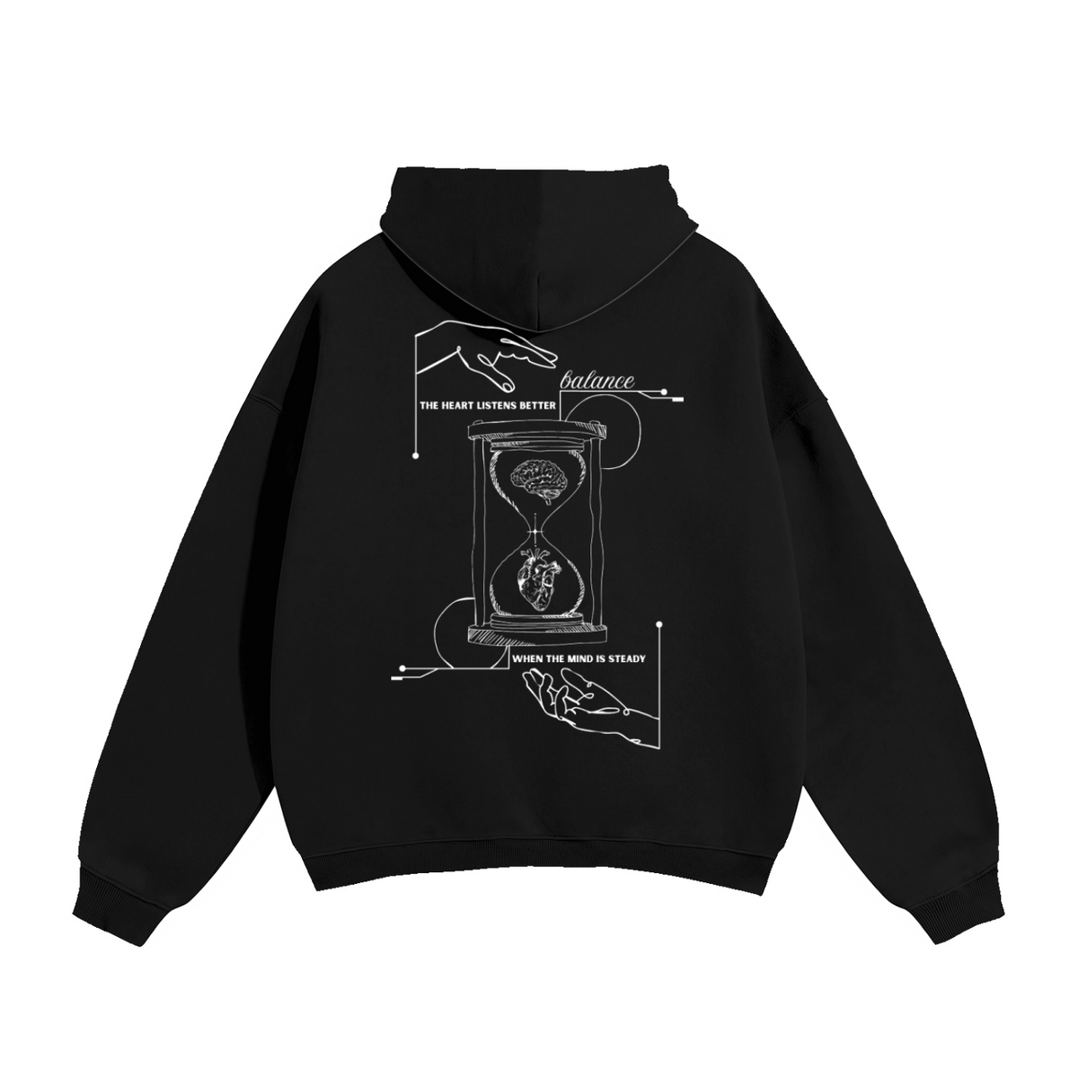 Mentality - Oversize Fleeced Hoodies
