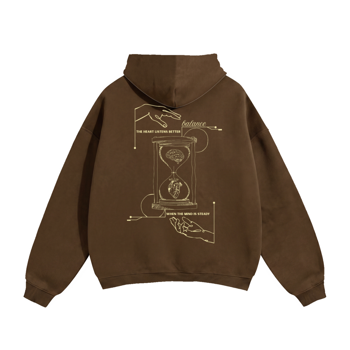 Mentality - Oversize Fleeced Hoodies