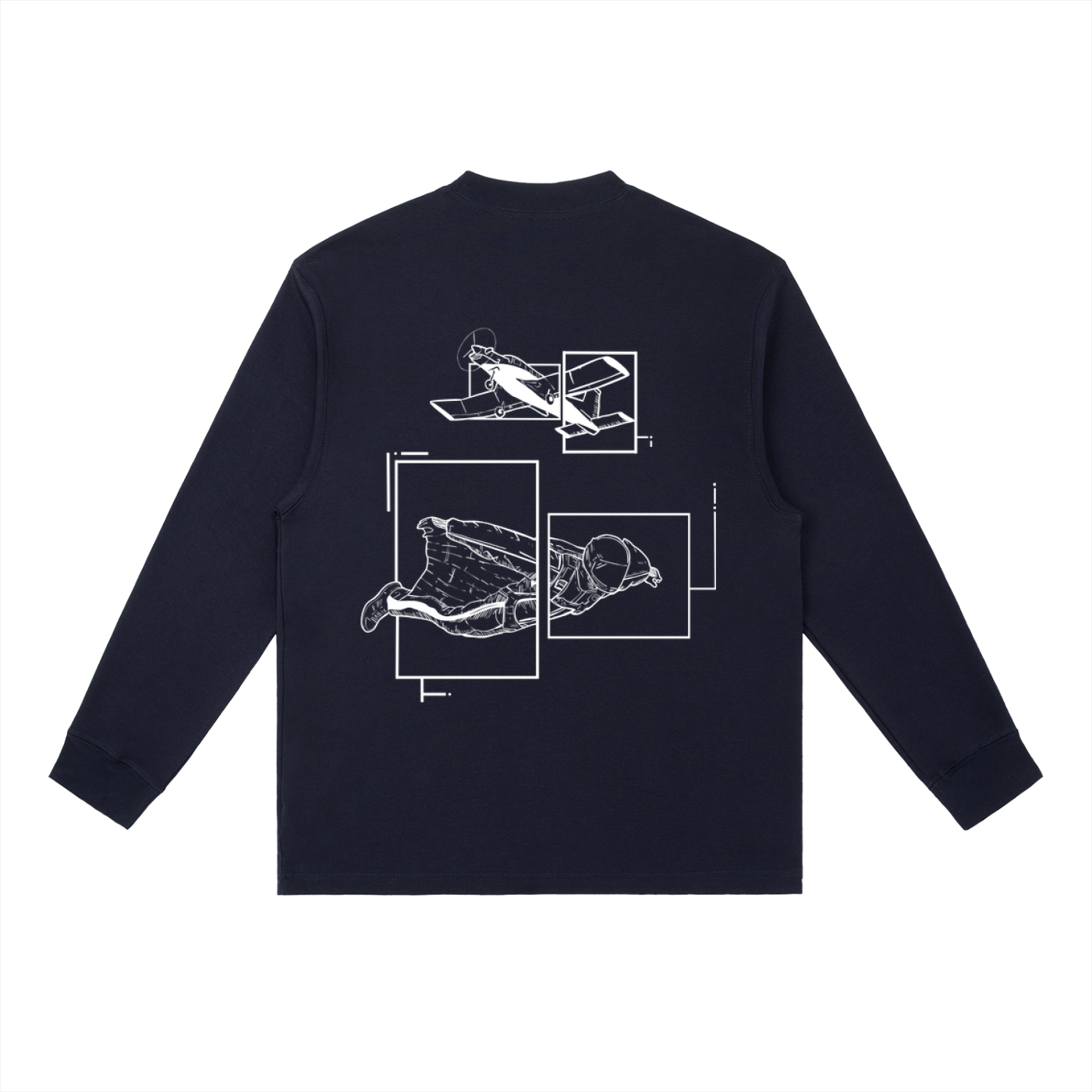 No. 18 - Crewneck Long-Sleeve T-Shirt