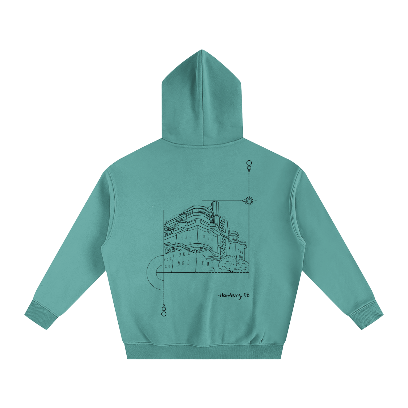 No. 03 - Oversize Fleeced Hoodie
