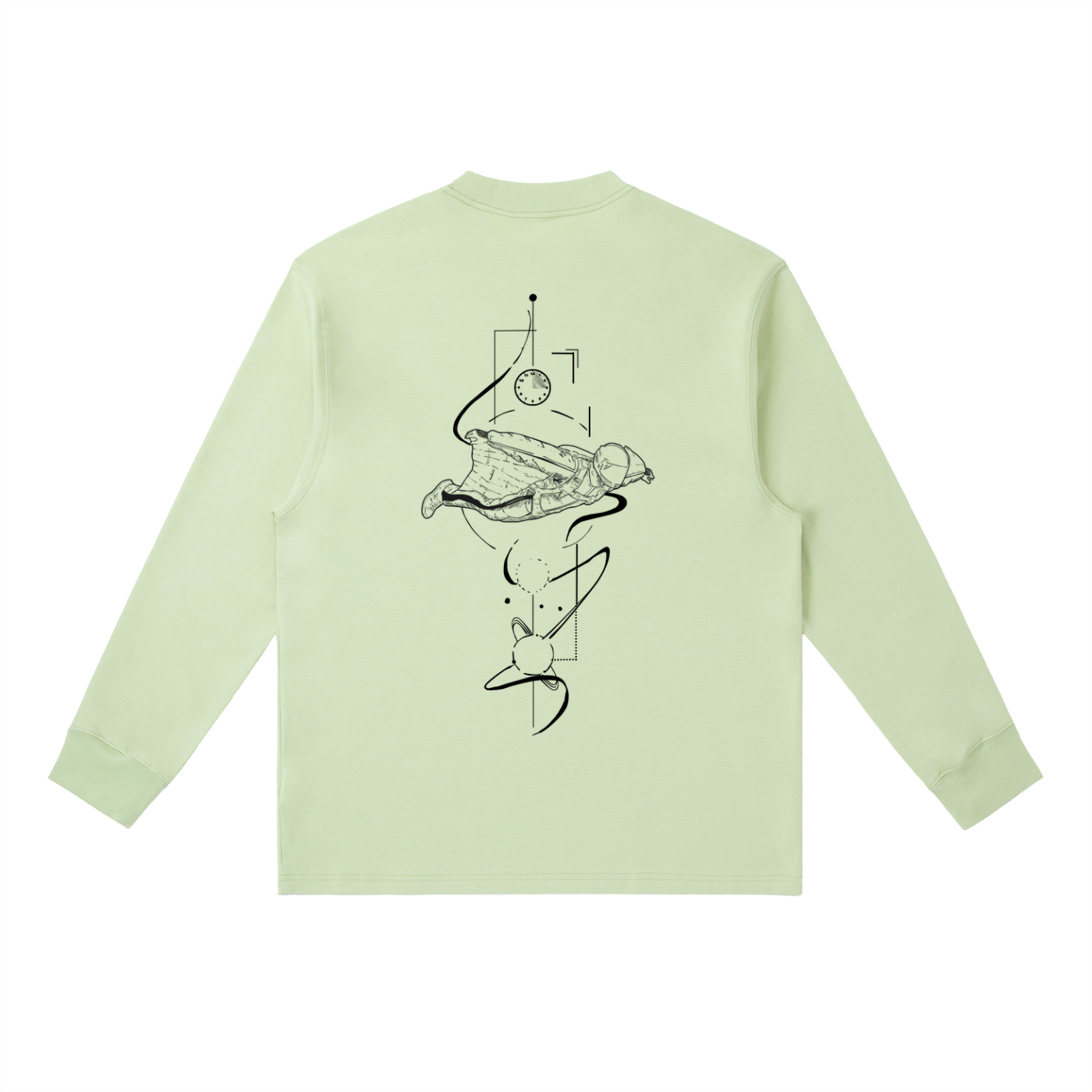 No. 19 - Crewneck Long-Sleeve T-Shirt